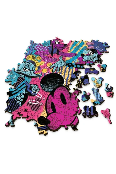 Puzzle drewniane 500 + 5 el. Myszka Mickey Trefl