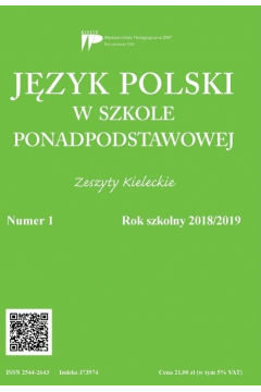 Jzyk polski w szkole ponadpodst. nr 1 2018/2019