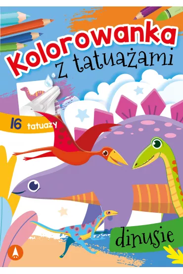 Kolorowanka z tatua�ami. Dinusie