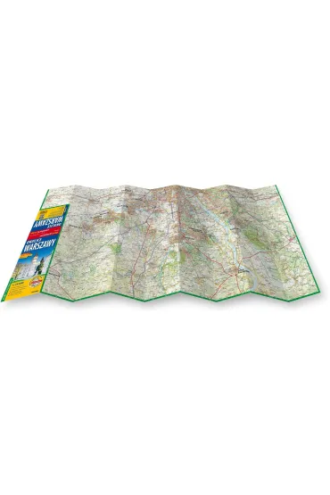Okolice Warszawy. Laminowana mapa turystyczna w skali 1:75 000 - Larysa Rogala