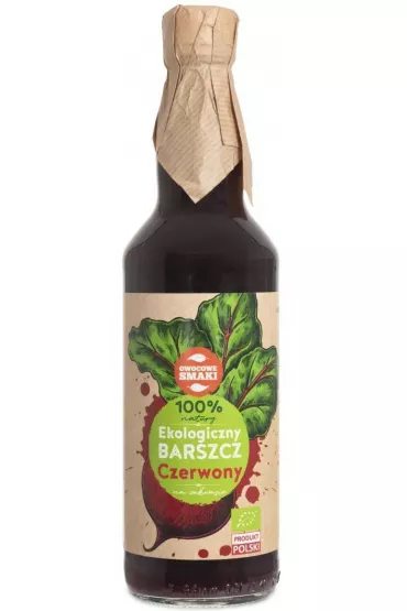 Owocowe Smaki Barszcz czerwony na zakwasie z kiszonych burak�w 500 ml Bio