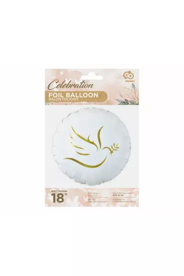 Godan Balon foliowy Z�oty go��bek okr�g�y