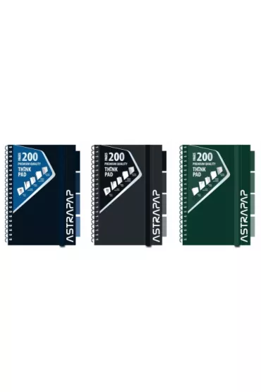 Astra Ko�ozeszyt B5 PP Ombre mix kratka 200 kartek