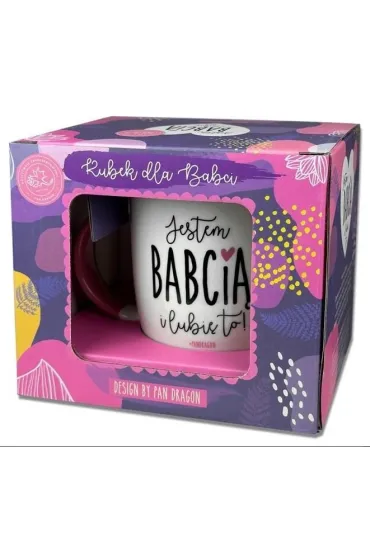Pan Dragon Kubek jestem Babci� i lubi� to!