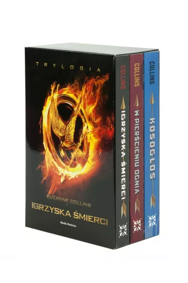Pakiet Igrzyska �mierci. Tomy 1-3. Igrzyska �mierci, W pier�cieniu ognia, Kosog�os - Suzanne Collins