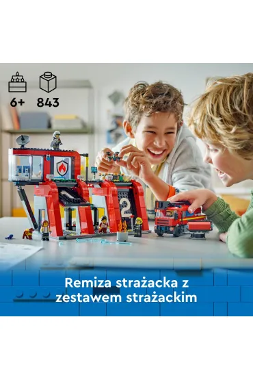 LEGO City Remiza stra�acka z wozem stra�ackim 60414