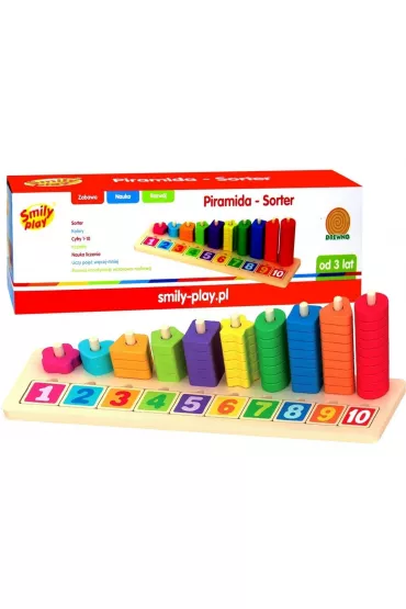 Piramida sorter Smily Play