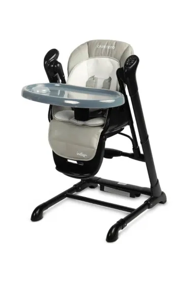 Caretero Krzese�ko + hu�tawka Indigo czarno szare