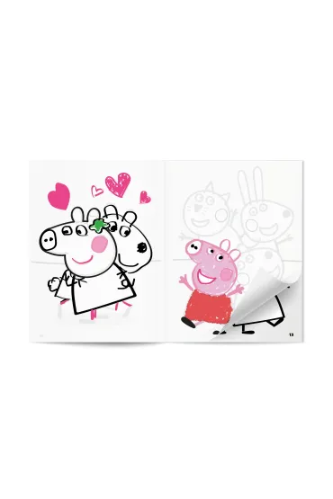 Peppa Pig. Odrysuj koloruj. Baw si� z Pepp�!