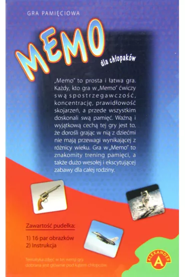 MINI Memo dla ch�opak�w