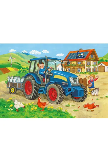 Puzzle 2x12 el. Ci�ka praca Ravensburger