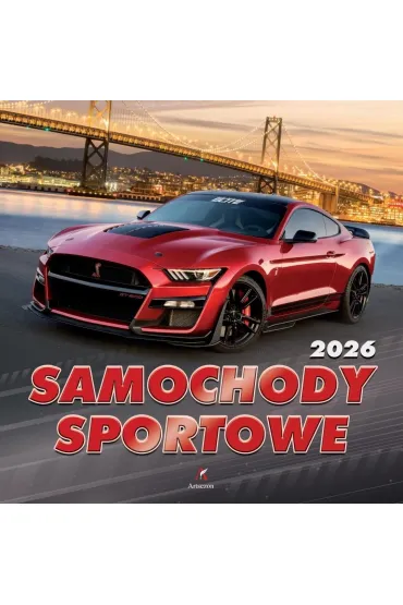 Kalendarz 2026 wieloplanszowy Samochody