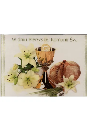 Pol-Mak Kartki Karnet okazyjny A5 z kopert� - Ld Komunia