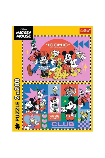 Puzzle 2x200 el. Czas z przyjaci�mi Trefl