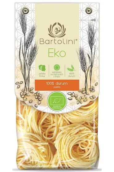 Bartolini Makaron (semolinowy) gniazda spaghetti alla chitarra 250 g Bio