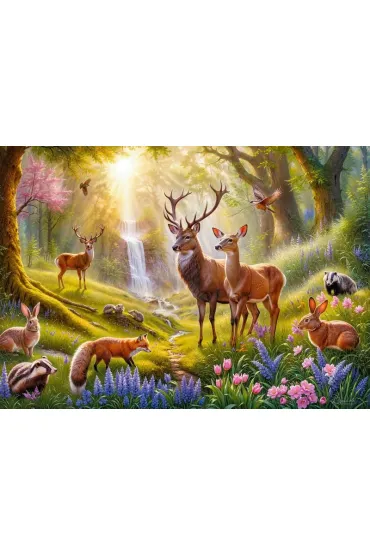 Puzzle 500 el. The Forest Heart�20371 CherryPazzi