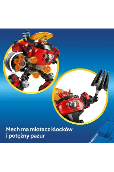 LEGO Sonic the Hedgehog Knuckles kontra Dr. Eggman w mechu Egg Crusher 77005