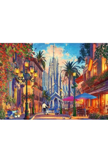 Puzzle 1000 el. Barcelona, Hiszpania Trefl