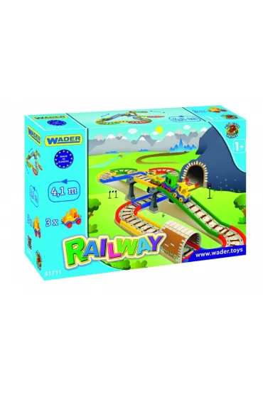 Kolejka z mostem 4,1m Kid Cars 51711 Wader