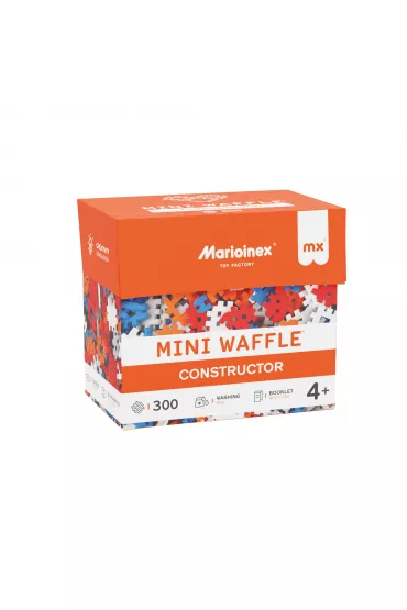 Mini Waffle Konstruktor klocki konstrukcyjne wafle mini 300el MARIOINEX 902271