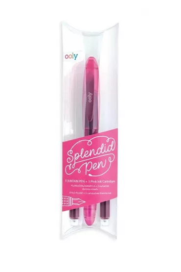 Ooly Pi�ro wieczne Splendid r�owe + 3 naboje