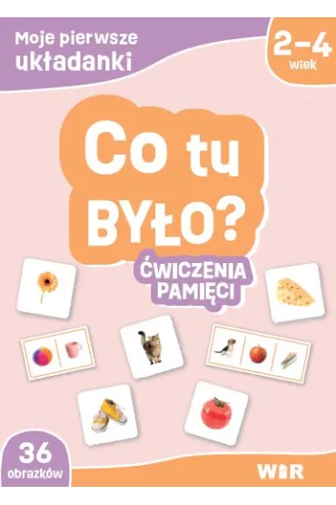 Moje pierwsze uk�adanki Co tu by�o? �wiczenia pami�ci - Agnieszka Fabisiak-Majcher, El�bieta �awczys