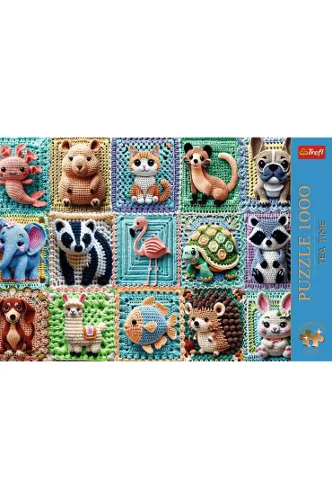 Puzzle 1000 el. Szyde�kowe zwierz�tka Trefl