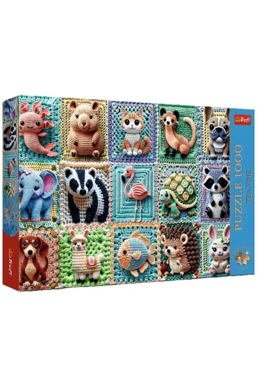 Puzzle 1000 el. Szyde�kowe zwierz�tka Trefl