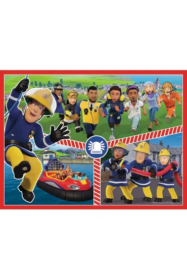 Puzzle + Memos 2w1 (24+30+48 el.) Dru�yna Stra�aka Sama Trefl