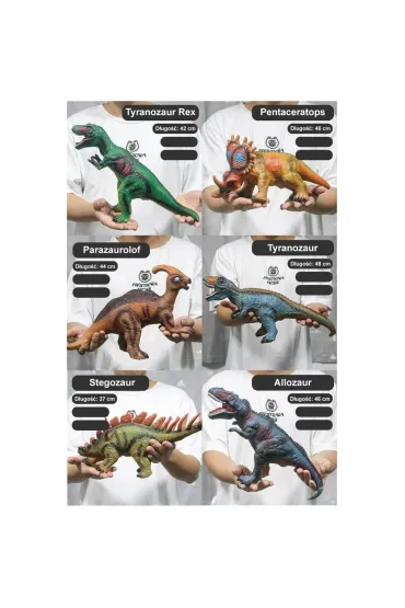 Dinozaur gumowy z g�osem MIX