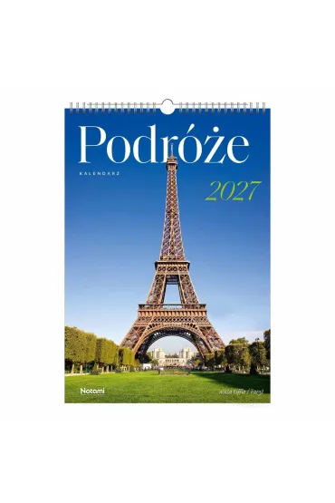 Kalendarz 2027 �cienny A3 Podr�e