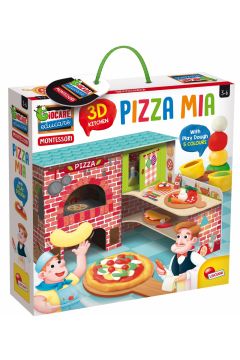 Montessori. Pizza Mia 3D z modelin Lisciani
