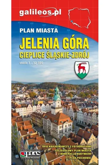 Jelenia G�ra, Cieplice �l�skie-Zdr�j - plan miasta
