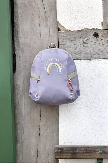 Lassig Plecak mini Tiny Outdoor Rainbow pastel lilac fioletowy