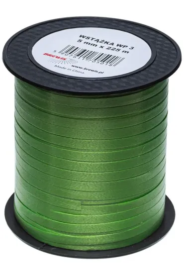 Brewis Wst��ka plastikowa zielony 5mm x 225m