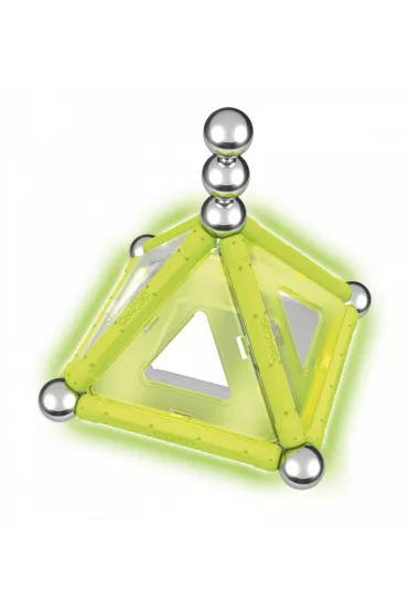 Geomag Glow. Klocki magnetyczne. 22 elementy