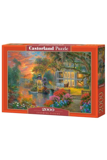 Puzzle 2000 el. Charming Evening Castorland