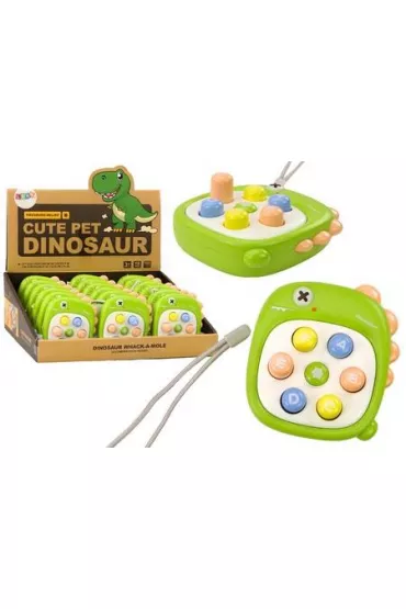 Gra zr�czno�ciowai dinozaur zielona LeanToys