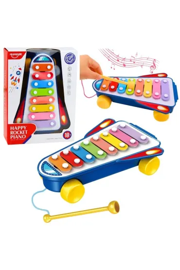 LeanToys Cymba�ki rakieta na k�kach