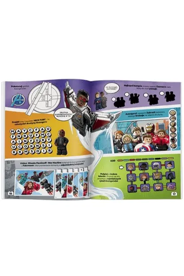 Lego Marvel Falcon droga do Kapitana Ameryki LNC-5701