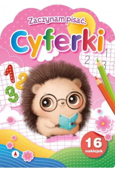 Ksi��ka edu. A4  Naklejki Zaczynam pisa�. Cyferki SKRZAT 077117 - Wioleta �y�owska