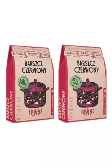Dania Babci Zosi Barszcz czerwony Zestaw 2 x 85 g