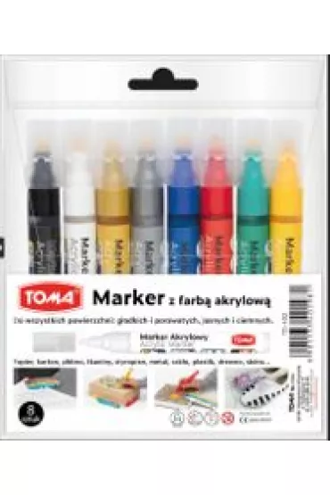 Toma Marker akrylowy 8 szt.