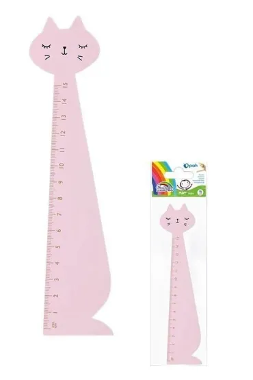 Fiorello Linijka drewniana kot r�owy 15 cm
