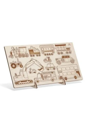 Puzzle drewniane - Wszystko do jazdy Sounds Wood