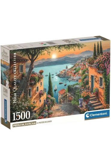 Puzzle 1500 el. Steps To The Harbor Clementoni
