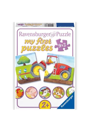 Puzzle 9x2 On the Farm Ravensburger