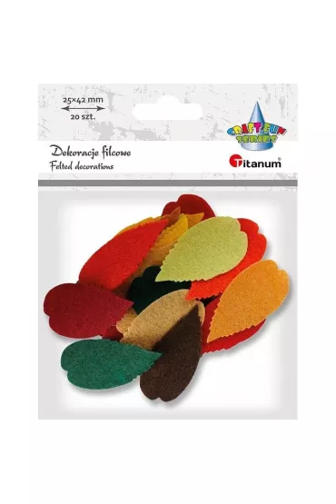 Titanum Filcowe li�cie mix 20 szt.