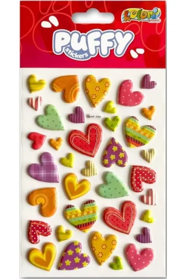 Penmate Naklejki puffy Valentines