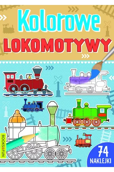 Kolorowe lokomotywy